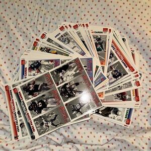 1993 McDonald’s NFL Gameday Cards Lot - Full Set Minus Steelers - RARE